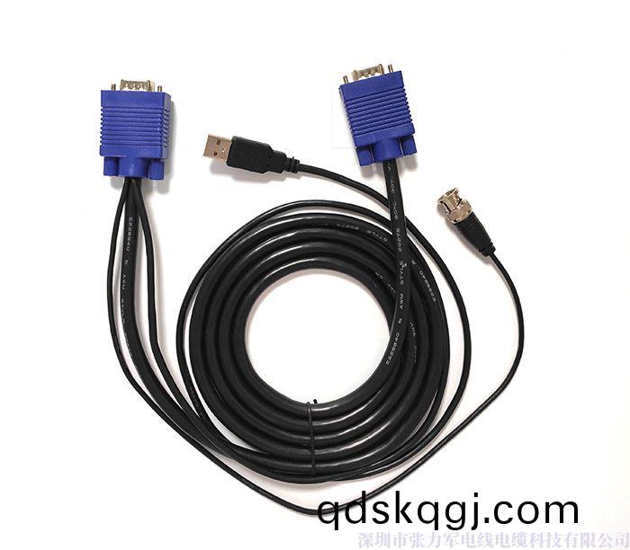 OEM定製(zhi) KVM/KVM+USB+BNC帶(dai)螺