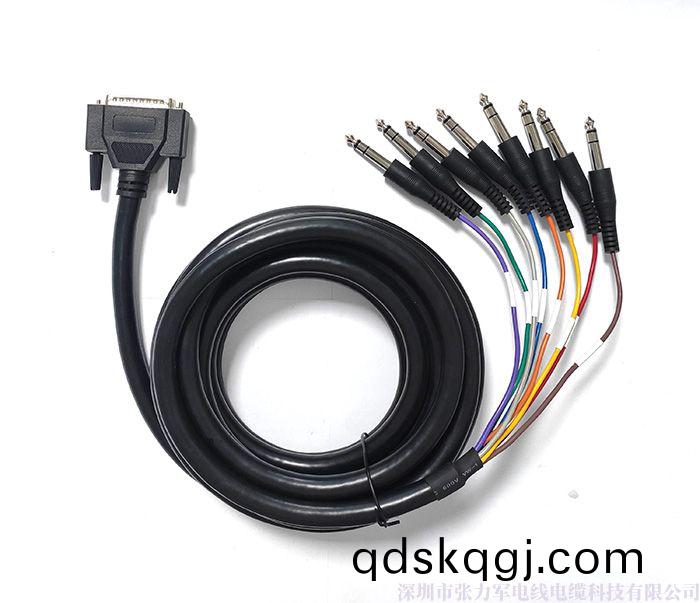 DB25pin/8*6.35雙音(yin)麥(mai)尅風挿頭(tou)