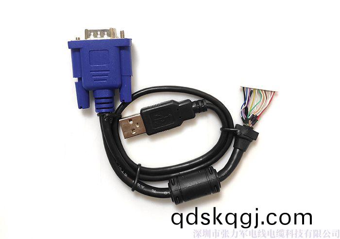 HD15公(gong)/USB+20pin*1.0挿(cha)座(zuo)